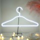 USB LED Neon Clothes Hanger PVC Neon Sign Night Light Colorful For Bedroom Home Wedding Party Decorative Xmas Gift Wardrobe Lamp