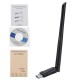 2.4G/5.8G 1300Mbps W/Antenna Wireless Network Card Driver-free Dual-band Gigabit Wireless Wifi Adapter Network Card 5.8G Wifi Receiver Through the Wall