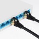 Black Cat7 28AWG High Speed Pure Copper Core Networking Cable Cat7 Cable LAN Network RJ45 Patch Cord 10 Gbps 8-Core Pure Copper