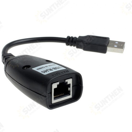 USB Extender USB to RJ45 Signal Extension Cable 50m Signal Amplifier Network Adapter Yunnmaoer 768