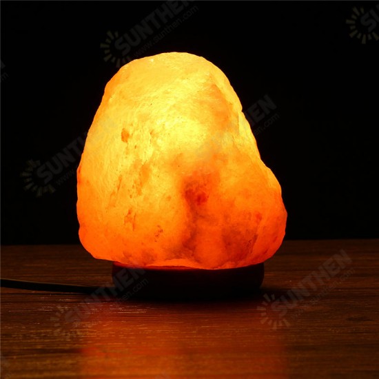 14 X 10CM Himalayan Glow Hand Carved Natural Crystal Salt Night Lamp Table Light With Dimmer Switch