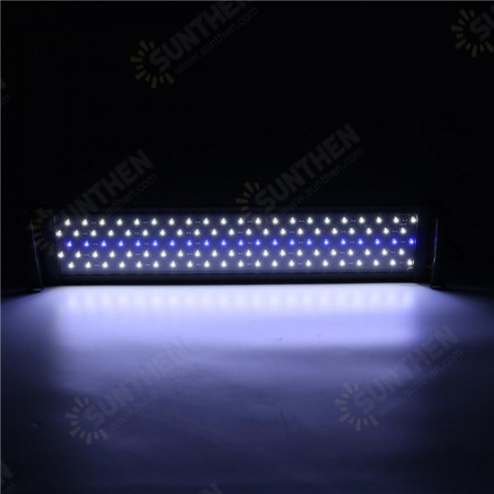 14.5W 105LED Aquarium Fish Tank Light Full Spectrum Lamp with Extendable Brackets AC100V-240V