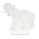 16 Colors 3D LED Night Light Touch Switch Elephant Table Bedroom Lamp Home Decor