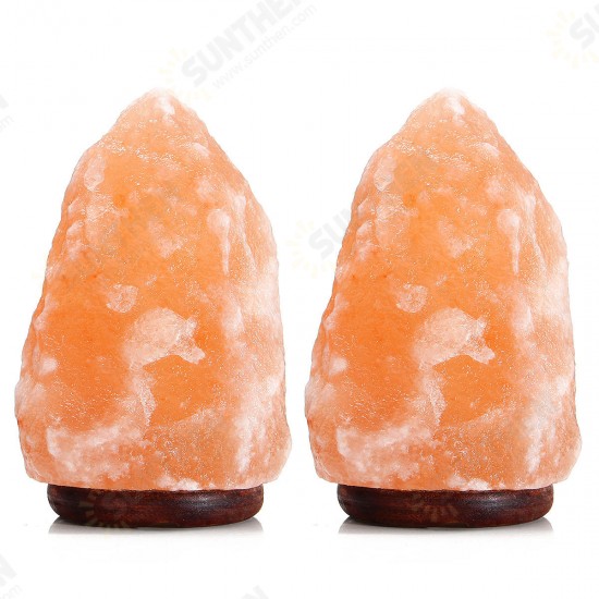 18 X 12CM Himalayan Glow Hand Carved Natural Crystal Salt Night Lamp Table Light With Dimmer Switch