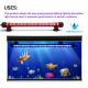 28cm RGB APP LED Aquarium Fish Tank Light Submersible Waterproof Bar Strip Lamp