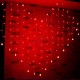 2x1m 128 LED Heart Shape Light String 220V Curtain Light Home Decor Celebration for Festival Christmas