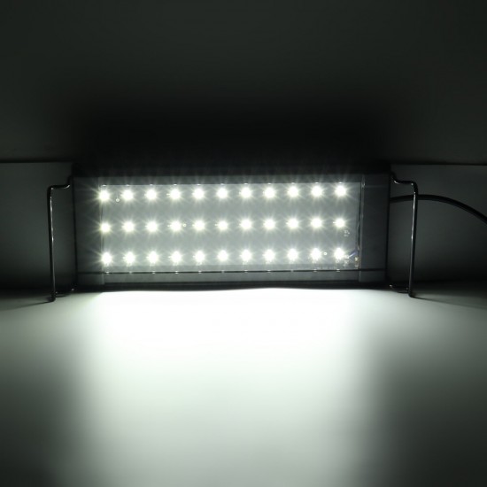 30/40/60/90cm LED Aquarium Fish Tank Light Stepless Dimming SMD2835 Water Grass Lamp AC100-240V