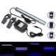 30cm 27 LED Fish Tank Aquarium Light White Blue Lamp Clip on Waterproof Bar AC110-240V