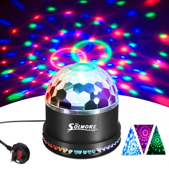 48 LED Disco DJ Stage Light Ball KTV Party Club Effect Lighting show Black