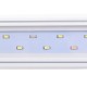 48.5CM Aluminum Adjustable LED Aquarium Light Fish Tank Panel Lamp Blue+White AC220V