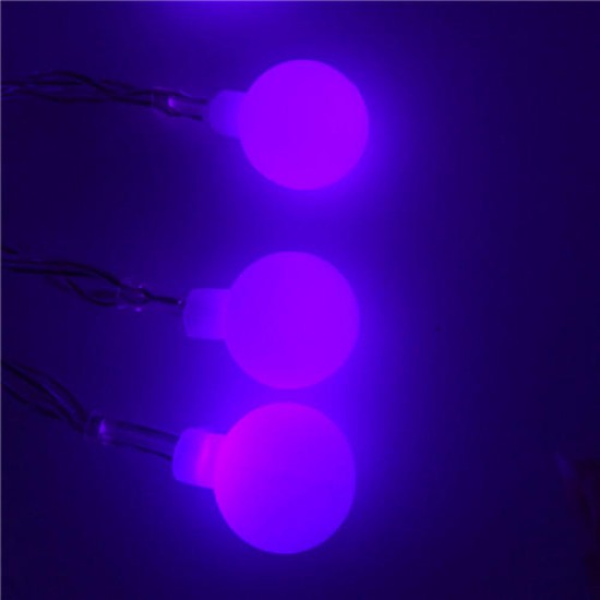 50 LED Solar Lamps LED String Fairy Lights Garland Christmas Lights For Wedding Garden Party Decor Outdoor 3XAA Battery Powered Led Globe String Light