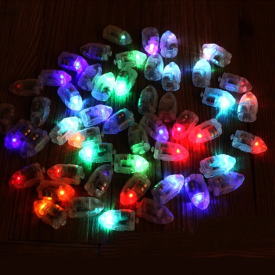 50Pcs/Lot LED Lamps Balloon Lights for Paper Lantern Balloon Multicolor Christmas Party Decor