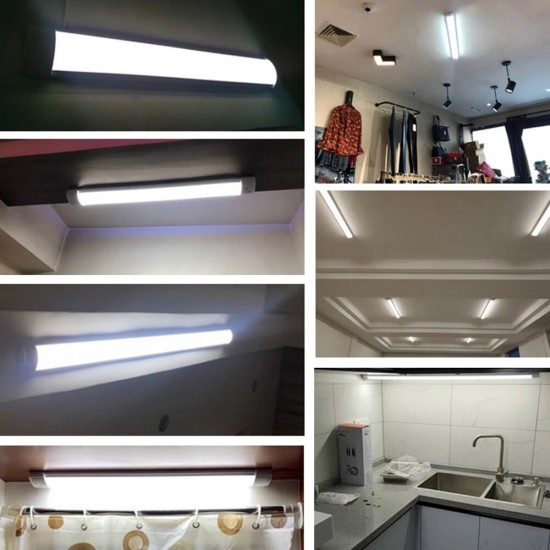 5/10/20W T5 LED Light Under Cabinet Lights LED Kitchen Tube Light Bar Wall Lamp for Closet Kitchen Bedroom Lighting - EU Plug