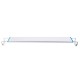 58.5CM Aluminum Adjustable LED Aquarium Light Fish Tank Panel Lamp Blue+White AC220V