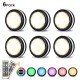 6 Pcs RGB cabinet lighting Led night light with remote control