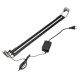 8W 50cm Adjustable 2835 LED Aquarium Fish Tank Super Slim Light Lamp Black