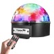 9 Color LED Voice Control With Remote Control MP3 Crystal Ball Flashlightts Stage Sprinkle Lights