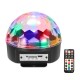 9 Color LED Voice Control With Remote Control MP3 Crystal Ball Flashlightts Stage Sprinkle Lights