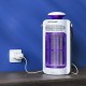 BW-MK-011 UV Mosquito Killer Lamp 5W TYPE-C USB Rechargeable 2000mAh Capacity Electric Shock Airflow Suction