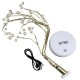 Christmas DIY Tree Light LED USB Touch Copper Wire Night Light for Wedding Party Home Decorations Gifts