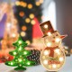 Creative Colorful Christmas Tree Snowman LED Night Light Decorative Table Lamp Home