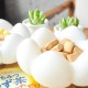 Creative Soft Silicone Touch Sensor Fleshy Flower LED Night Light Cosmetic Storage Lamp Decor