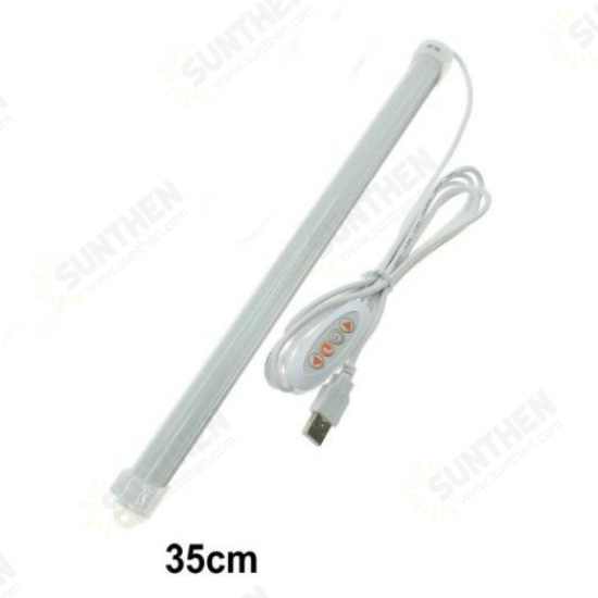 DC5V 5W/7W White+Warm White Double Color Temperature Dimmable LED USB Light for Study