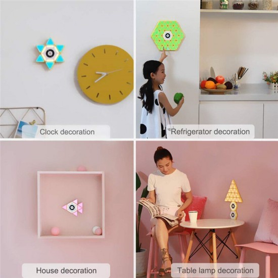 DC5V USB DIY Smart Puzzle Night Light Touch-sensitive Color-changing Toy