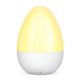 Smart Mini LED Night Light Voice Control 360° Light Angle 200 Lumen Eye-Caring 3 Adjustable Color Temperature Baby Night Light