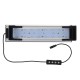 Dimmable&Timer LED Fish Tank Light Lamp Hood Aquarium with Extendable Brackets for 30CM Tank Plant Growth, 3 Light Modes, White+Blue+Red LEDs 5730SMD