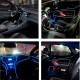 EL Wire Neon Light Flexible Rope Tube Auto Car Interior Decoration LED Strip Light Atmosphere Lamp