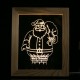 FL-713 3D Photo Frame Illuminative LED Night Light Wooden Santa Claus Christmas USB Lamp