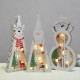 Festival Wooden LED Christmas Light Display Ornament for Christmas Home Table Decorations