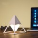 GX-L01 LED Night Light USB Interface Charging Wall Lamp Art Pyramid Shape 2200mAh Battery Life