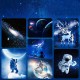 HD Cosmic Galaxy Projection Light 32 Scenes White Moise to Help Sleep Remote Control Birthday Gift