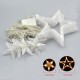 HT-336 220V LED Light String Star Shape Curtain Light Home Decor Celebration Festival Wedding