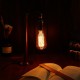 Industrial Water Pipe E27 Bulb Lamp Light Desk Table Lamp Home Bedroom Fixture Decor