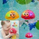 Infant Children's Electric Induction Water Spray Toy Bath Light Music Rotate Toy