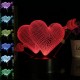 Love Arrow 3D Desk Table Lamp 7 Color Change LED Night Light Party Decor Gift