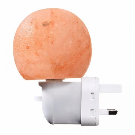 Mini Cute Hand Carved Natural Crystal Himalayan Salt Night Light Wall Lamp Gift