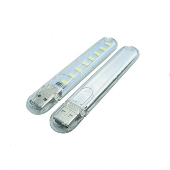 Mini USB 3W SMD5730 White/Warm White Mobile Power Lamp Camping 8 LED Night Light DC5V