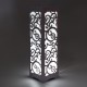 Modern LED Desk Table Lamp Classic Wooden Bedside Light Hollow Carved Decoration