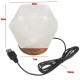 Natural Crystal Rock USB Salt Lamp Colorful LED Night Light Decor