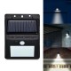 Outdoor Solar 20 LED Motion Sensor Light IP65 Waterproof Walkway Panel Wall Lamp Night Light