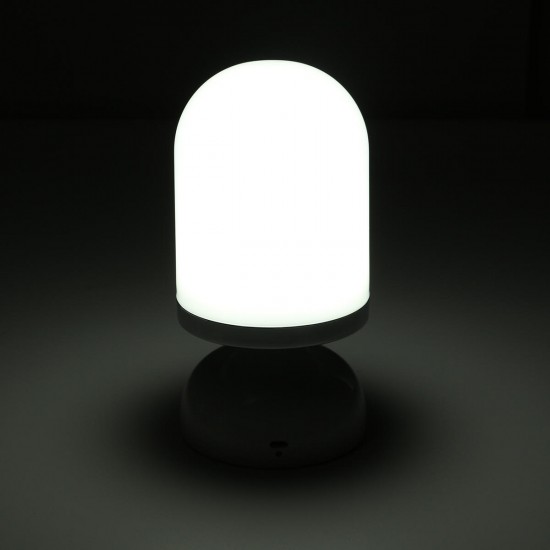 Portable USB Rechargeable LED Night Light Hanging Stand Table Vibration Sensor Lamp