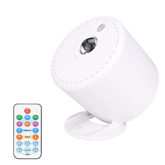 RGB LED Aurora Star Sky Projection Lamp Sync With Music Remote Control Timed Sleep Function