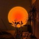 Replaceable Lens Sunset Lamp Nordic Indoor Lighting LED Floor Lamp Living Room Bedroom Atmosphere Decoration Floor Lights Standing lamp Lens For Home