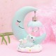 Resin Cartoon Night Lamp Children Room Decoration LED Night Light Moon Luminaria Romantic Bedroom Decor Night Light