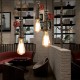 Retro Vintage Industrial Pendant Tube Iron Ceiling Lamp Hanging Chandelier Light