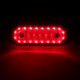 Single Red 24v 20led with rubber edge 12cm Shock absorbing sponge pad Reflective mask Ip67 side Corner lights Sign light The width lights For trucks